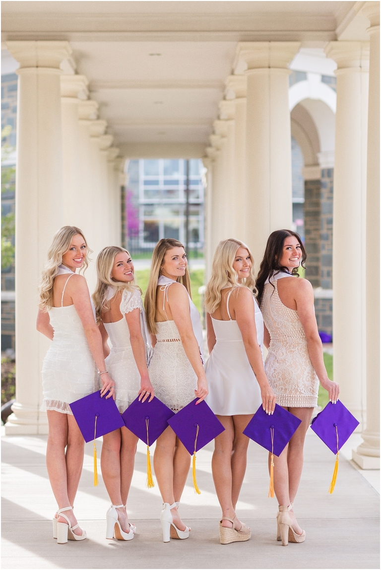 James Madison University senior graduation photos. Harrisonburg Virginia senior portrait photographer