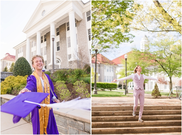 James Madison University senior graduation photos. Harrisonburg Virginia senior portrait photographer