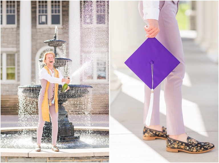 James Madison University senior graduation photos. Harrisonburg Virginia senior portrait photographer