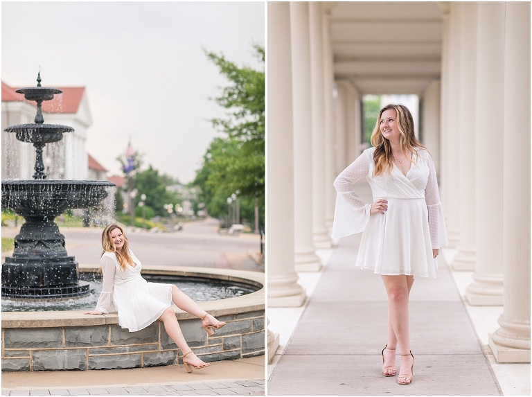 James Madison University senior graduation photos. Harrisonburg Virginia senior portrait photographer