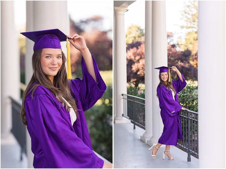 James Madison University senior graduation photos. Harrisonburg Virginia senior portrait photographer