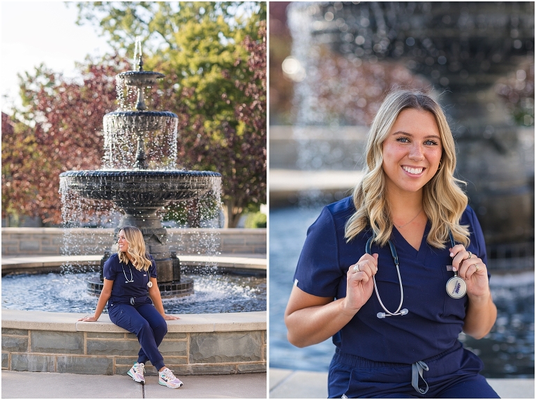 James Madison University senior graduation photos. Harrisonburg Virginia senior portrait photographer