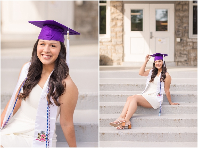 James Madison University senior graduation photos. Harrisonburg Virginia senior portrait photographer