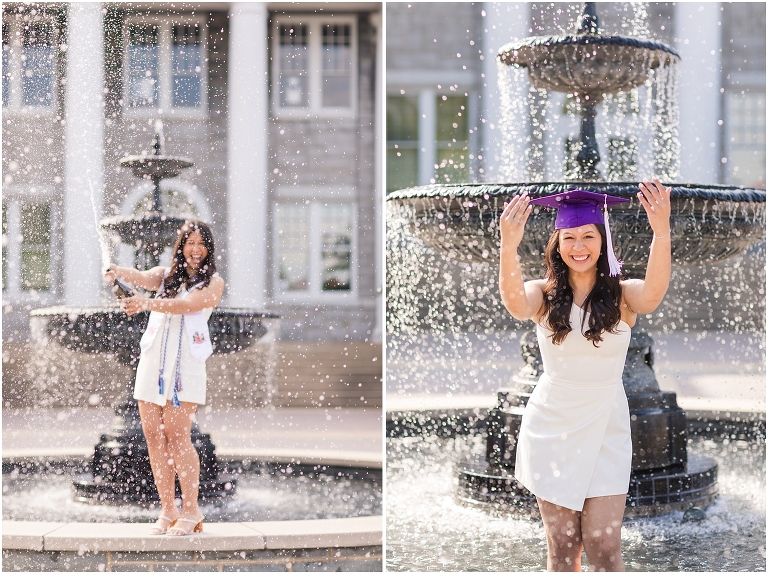 James Madison University senior graduation photos. Harrisonburg Virginia senior portrait photographer