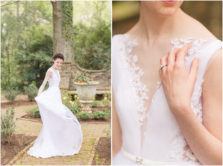 Stoneleigh Estate intimate spring garden and manor wedding in southwest Virginia