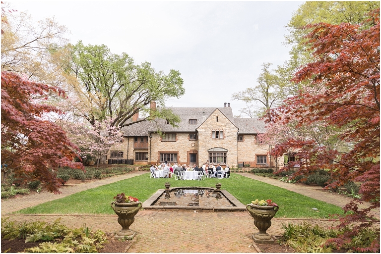Stoneleigh Estate intimate spring garden and manor wedding in southwest Virginia