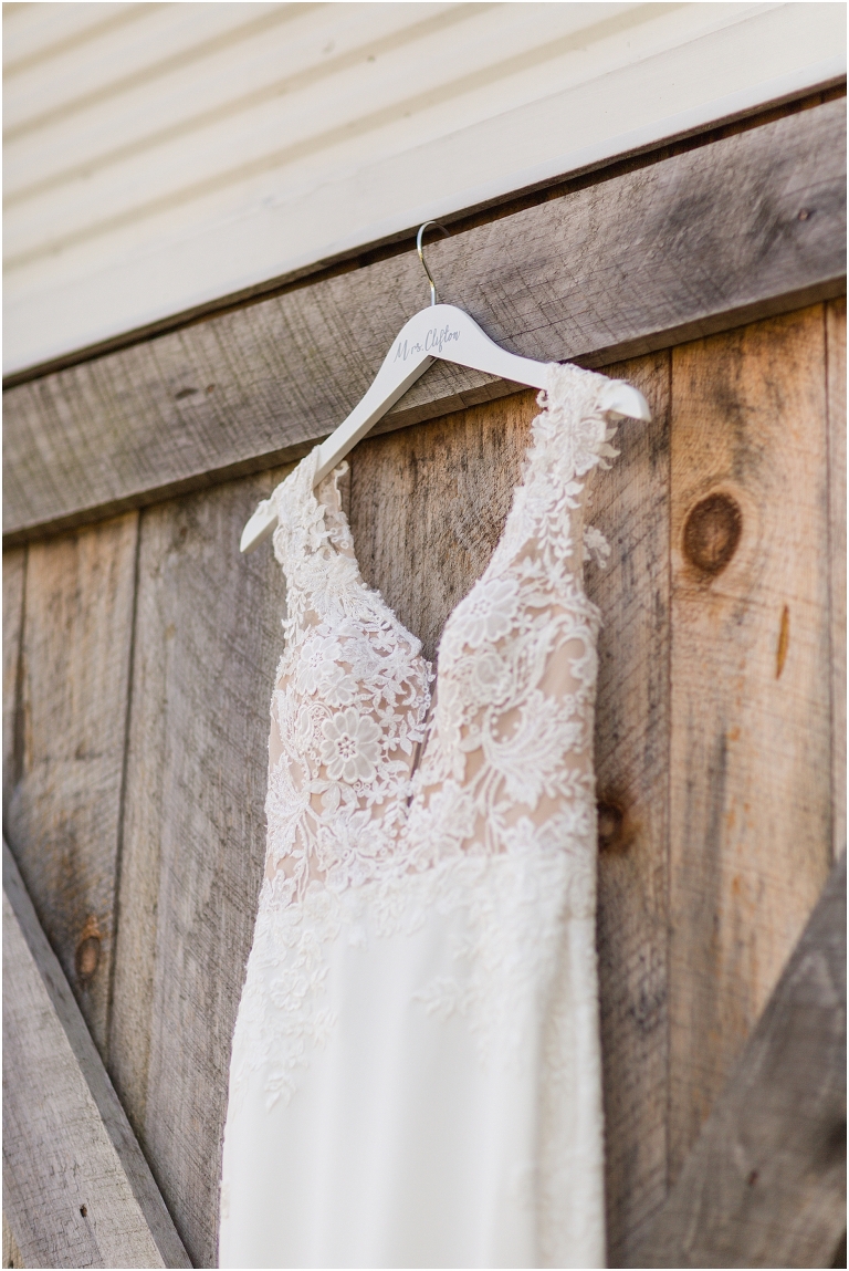 Baylee & Josh's August wedding at Skyridge Farm's rustic barn with a summer storm and sunset portraits in the Shenandoah Valley, Virginia.