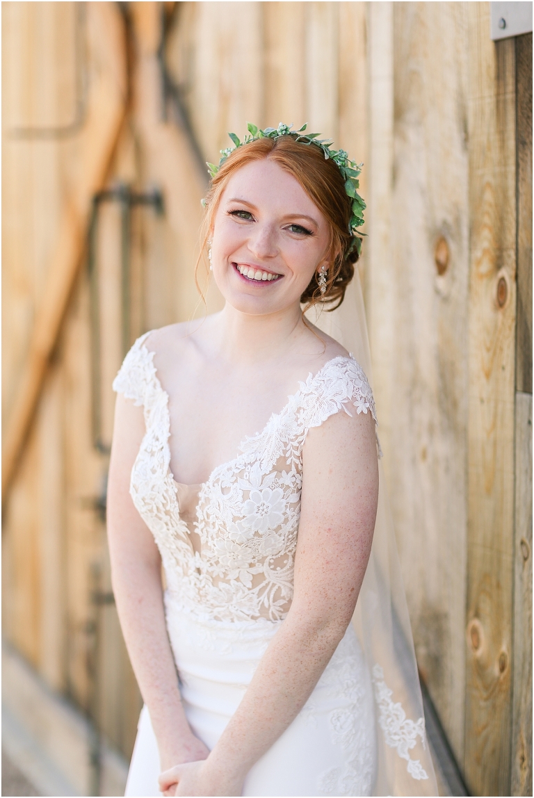 Baylee & Josh's August wedding at Skyridge Farm's rustic barn with a summer storm and sunset portraits in the Shenandoah Valley, Virginia.