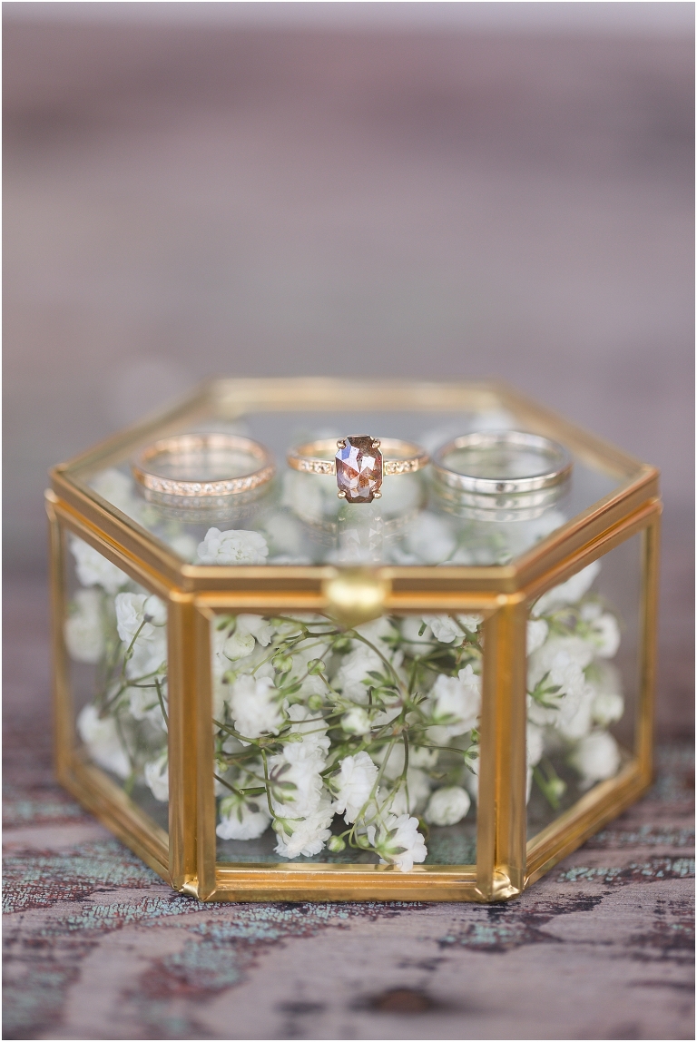 Victoria & Logan's mountain view farm wedding with the sweetest first touch and letter reading.