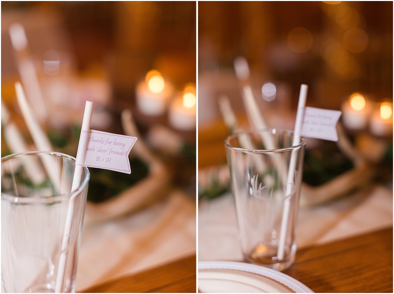 Family farm and barn spring wedding reception details