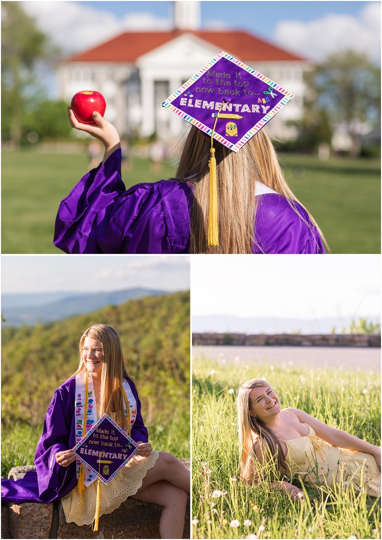 Virginia Spring College Senior Graduation Photos James Madison University