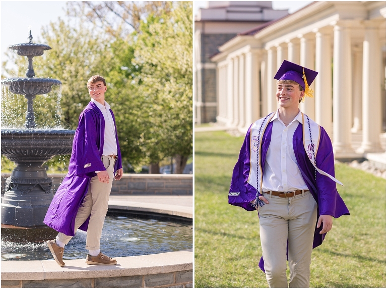 Spring College Senior Graduation Portraits