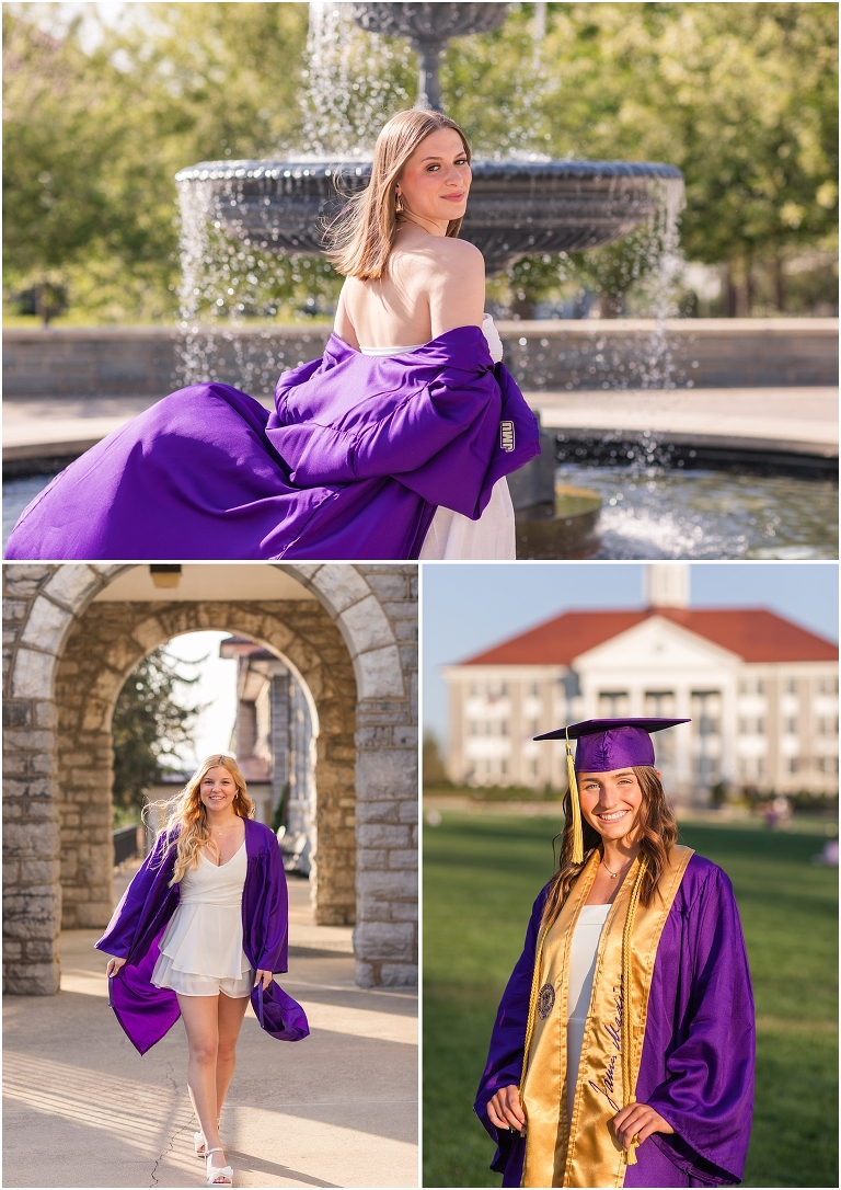 Spring College Senior Graduation Portraits