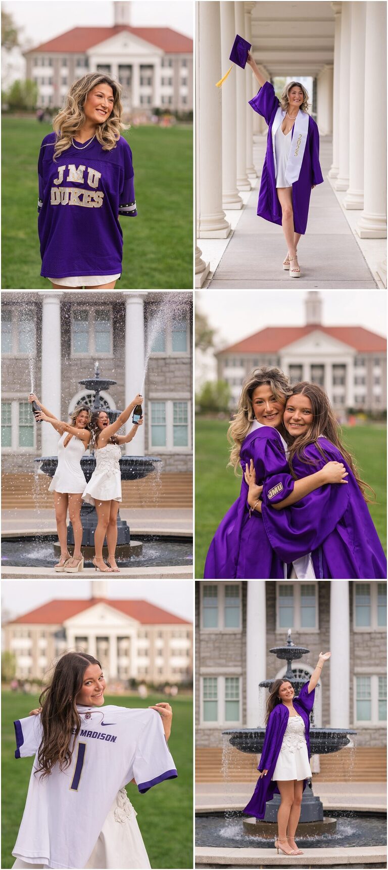 Spring College Senior Graduation Portraits