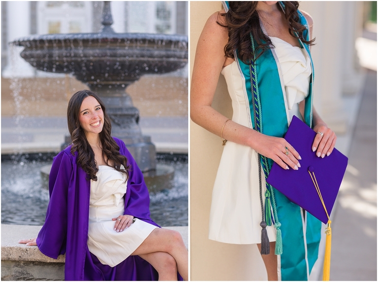James Madison University graduation portraits