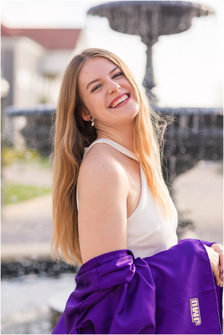 James Madison University graduation portraits