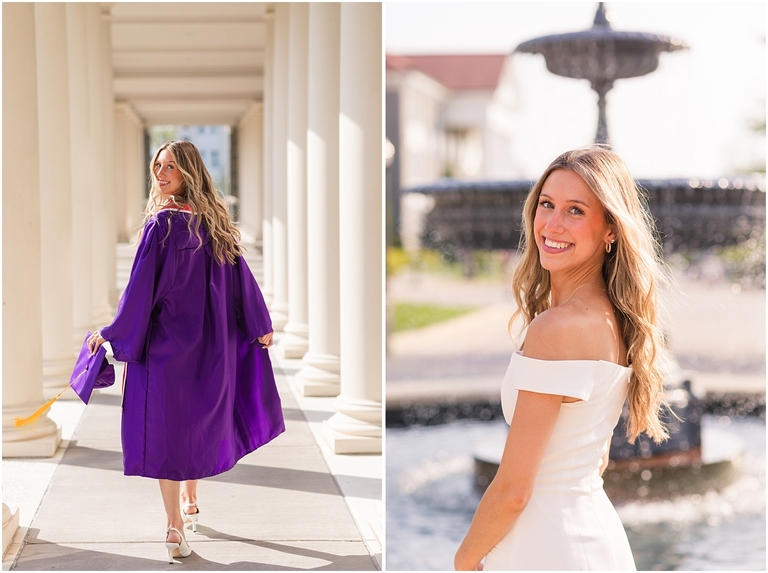 James Madison University graduation portraits