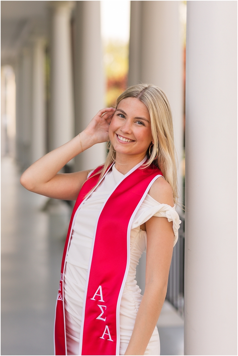 Spring college graduation portraits