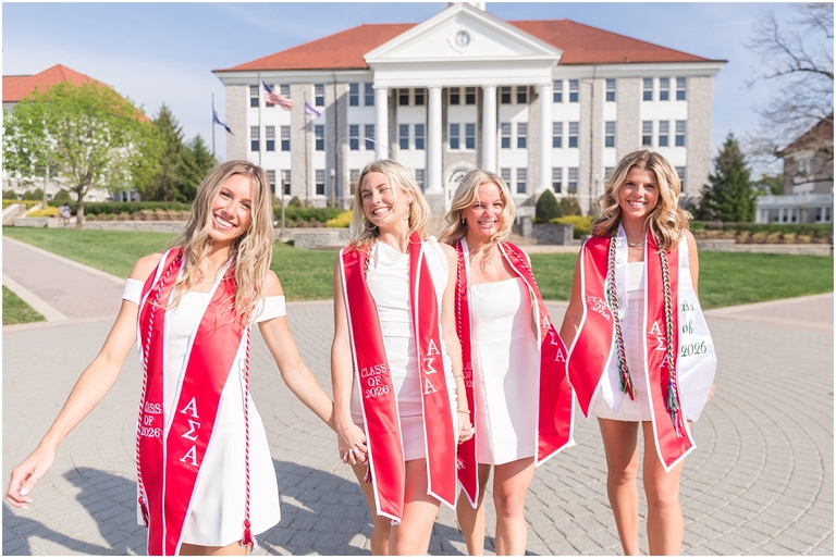 James Madison University graduation group photos