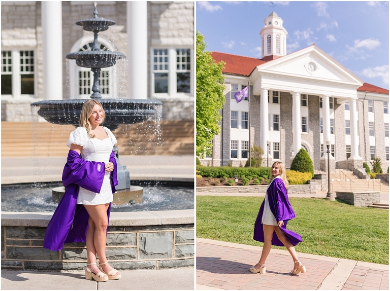 Harrisonburg graduation portraits
