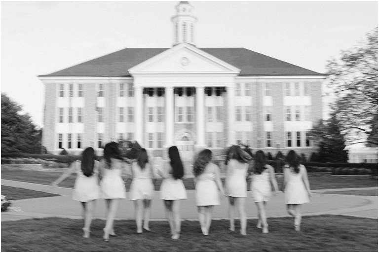 Sorority friend nostalgic senior graduation photos