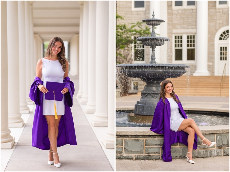 Harrisonburg senior graduation portraits