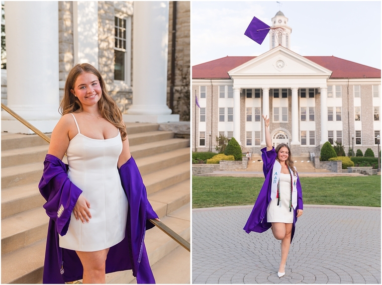Sorority friend nostalgic senior graduation photos